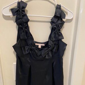 Rebecca Taylor Size 4 Satin Bow Top